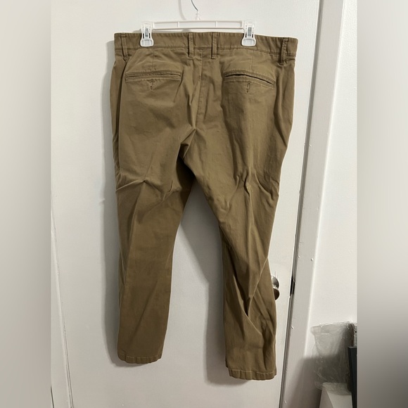 Men's Slim Fit Chino Pants - Goodfellow & Co™ Tan 38x30 - Picture 2 of 3